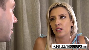 Hot blonde has forbidden sex