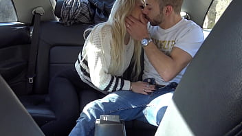 Blonde teen fucked in the ass and cummed in the car ass destroyed public 4k