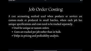 Young student teaches basics of management accounting