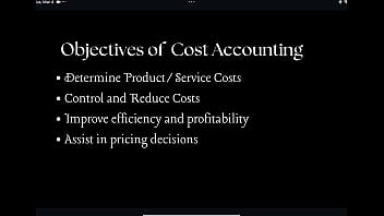 Young student teaches basics of management accounting