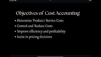 Young student teaches basics of management accounting