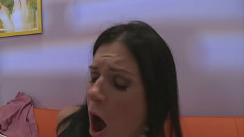 Charley monroe watches her stepdaddie cum on her shaved twat