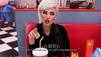 Being a dik #147 having a romantic date with alt girl quinn and kissing her in the rain