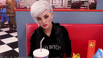 Being a dik #147 having a romantic date with alt girl quinn and kissing her in the rain