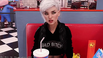 Being a dik #147 having a romantic date with alt girl quinn and kissing her in the rain