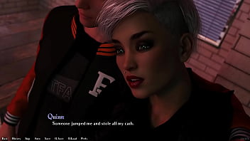 Being a dik #147 having a romantic date with alt girl quinn and kissing her in the rain