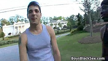 Black Gay Dude Fuck White Skinny Twink Hard In His Tight Ass 19 thumbnail