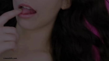 Brunette bombshellnaked close up