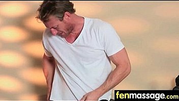 Cute teen babe fantasy fucking on massage table 15