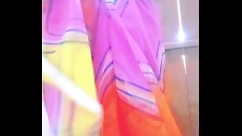 Indian Gay Crossdresser In Rainbow Saree Making Pride For Lgbt Xxx thumbnail