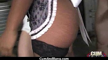 Big booty ebony gangbanged by white dudes 11