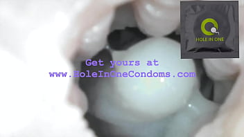 Filled creampie condom tampering cum inside asks for semen deep inside
