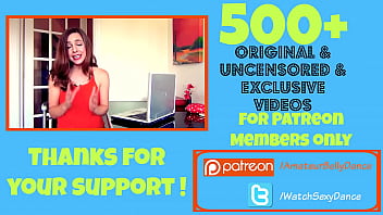 Golden hair babe chair dance tease