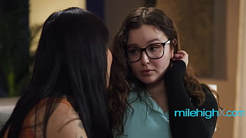 Hot babe teaches shy & innocent teen stepsis Hot babe teaches shy & innocent teen stepsis