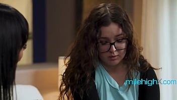 Hot Babe Teaches Shy & Innocent Teen Stepsis thumbnail