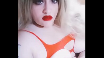 Blonde doing kinky things