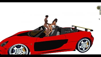 Meuble simple voiture porche 3 pose mail; toonslive3