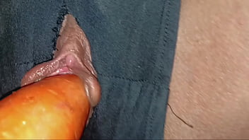 Slutty wife entertains preston with her pussy while hubby runs late for thanksgiving