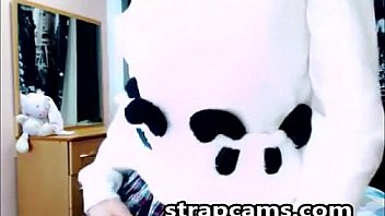 Cute teen with rainbow hair