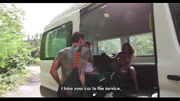 Broken car wet vittoria divine 4on1 bwc atm balls deep dap no pussy rough sex buttrose pee drink cum in mouth swallow ah159