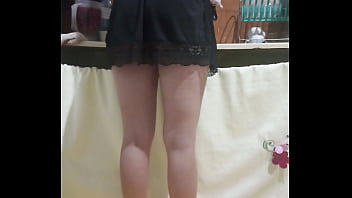 I hired this maid she's hotter in person those tight shorts are hot i got excited