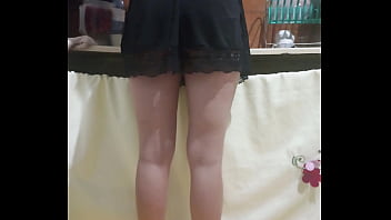 I hired this maid she's hotter in person those tight shorts are hot i got excited