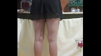 I hired this maid she's hotter in person those tight shorts are hot i got excited