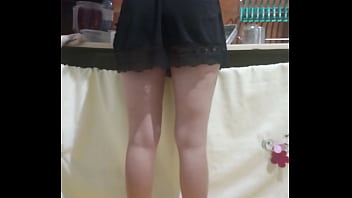 I hired this maid she's hotter in person those tight shorts are hot i got excited