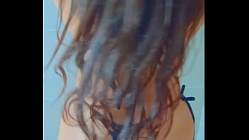 Wet and latina goddess in the shower