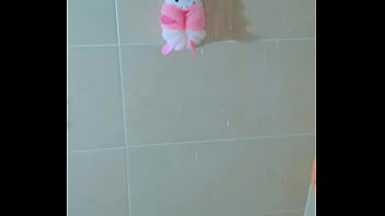 Wet and latina goddess in the shower