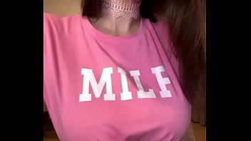 My stepmom slut with milky boobs