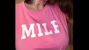 My stepmom slut with milky boobs