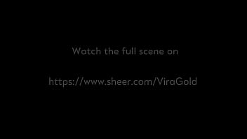 Skinny blonde gets her tight pussy fucked hard