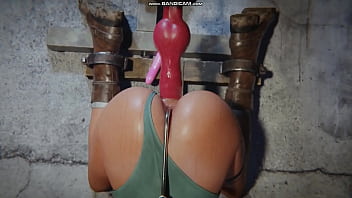 All the sudden drill starts to fuck her super fast