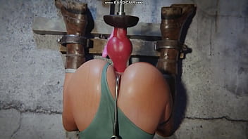 All the sudden drill starts to fuck her super fast