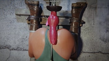 All the sudden drill starts to fuck her super fast