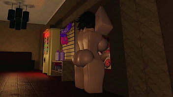 Roblox girl gets dominated by futa cock