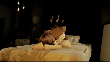 Roblox girl gets dominated by futa cock