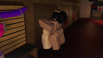 Roblox girl gets dominated by futa cock