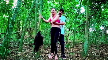 Met her on the street and took her to the woods naughty country girl