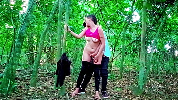 Met her on the street and took her to the woods naughty country girl