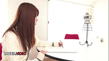 Japanese teacher's private lesson turns passionate after class