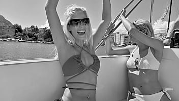 Deck divas chapter 2 naughty nymphos candee licious and veronica leal share cock during boat trip dp foursome gp3256