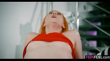 Hot ukrainian redhead lola knows her socks drive charlie mad with lust