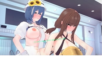 Girlsfrontlinexharem ep 4 koikatsu made by white lance shield rider