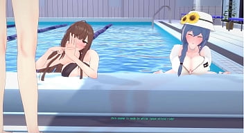 Girlsfrontlinexharem ep 4 koikatsu made by white lance shield rider