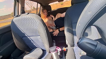 Naked passenger in uber ride gets blowjobs and also gives head Naked passenger in uber ride gets blowjobs and also gives head