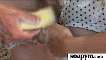 A very hot soapy handjob 11
