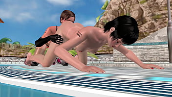 3d animated sex video lesbian girl licking another girl's ass