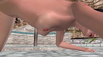 3d animated sex video lesbian girl licking another girl's ass